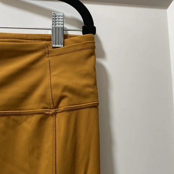 Mustard Yellow High-Waisted Lululemon Leggings - Picture 3 of 7
